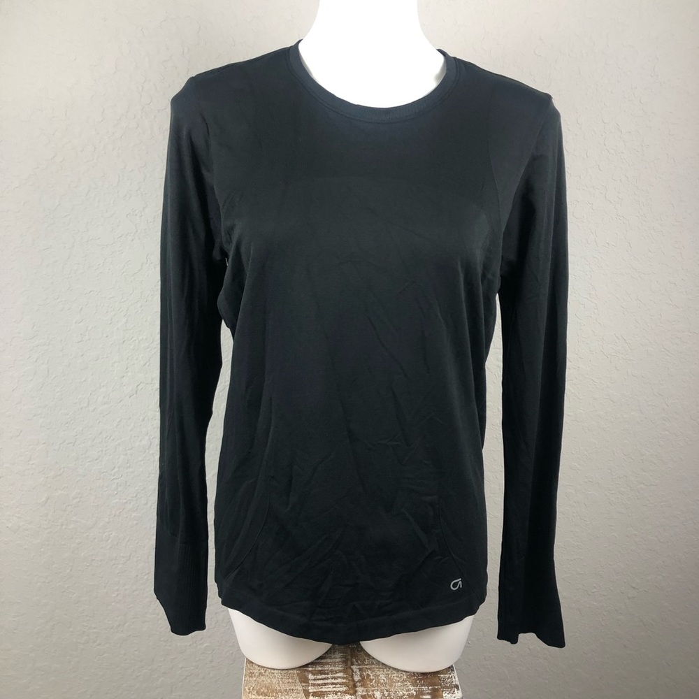 Gap Fit Black Base Layer Long Sleeve Shirt
